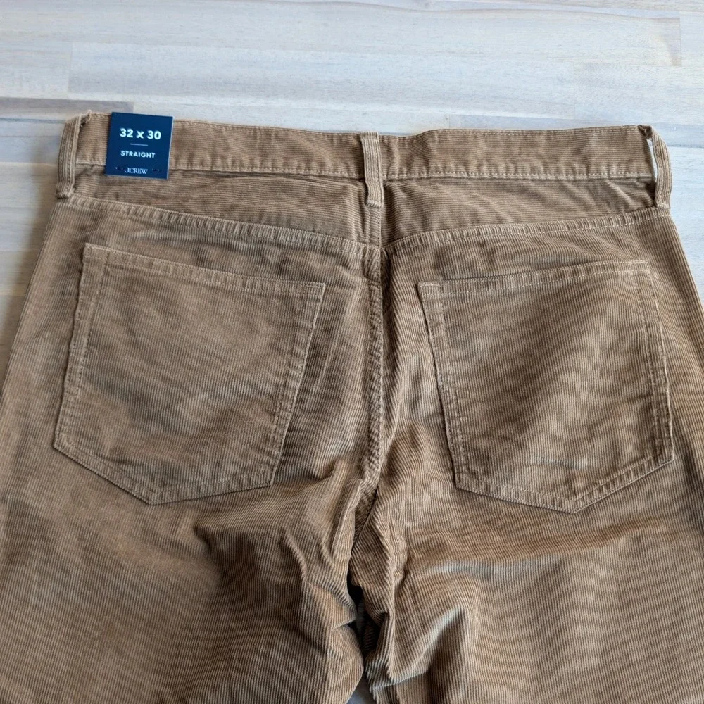 J.Crew Straight-Fit Corduroy Pant 32x30‎ NEW Camel Color